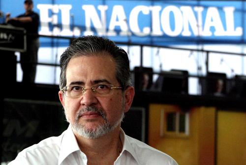 El presidente editor de El Nacional, Miguel Henrique Otero