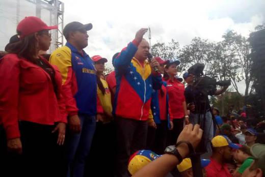 Diosdado Cabello / Marcha oficialista