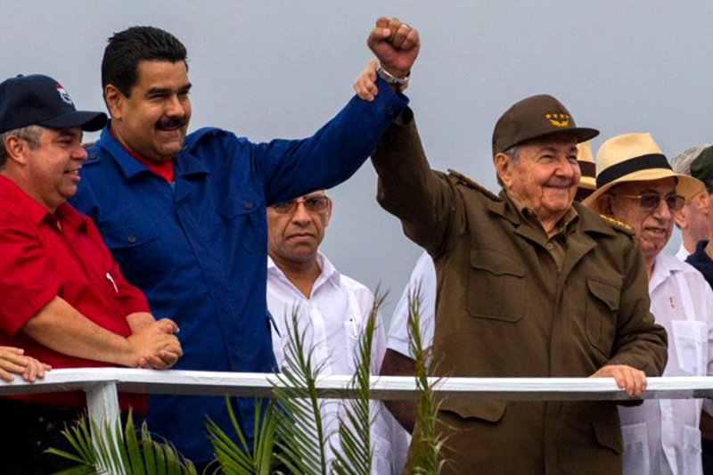 Presidente de Cuba, Raúl Castro y Presidente de Venezuela, Nicolás Maduro |Foto archivo