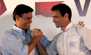 Leopoldo López y Henrique Capriles