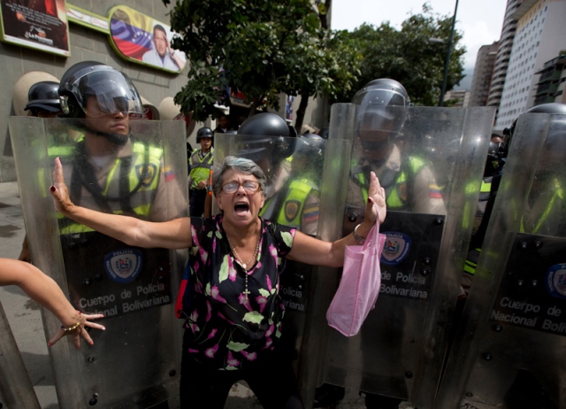 Manifestación de oposición/Crédito: AP