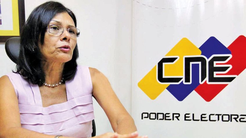 Rectora del CNE, Socorro Hernández | Foto: Archivo