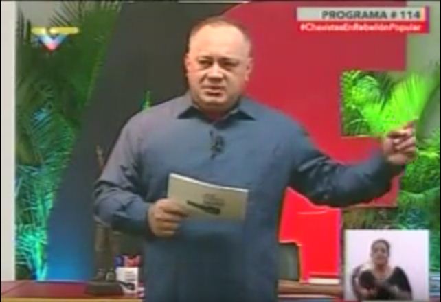 Diputado Diosdado Cabello | Foto: captura de video