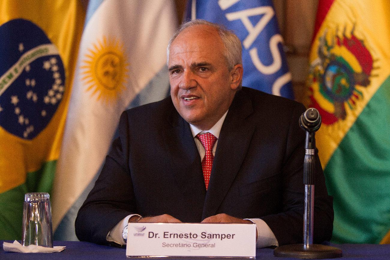 Ernesto Samper, secretario general de la Unasur |Foto archivo