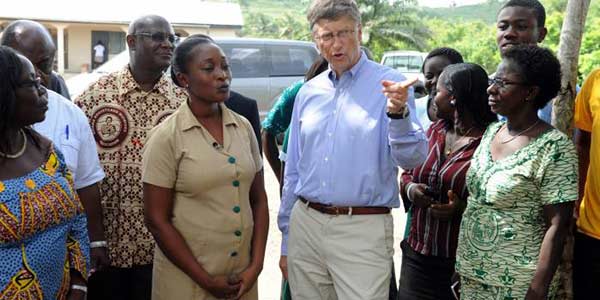 Bill Gates en Ghana | Foto: Fundación Gates