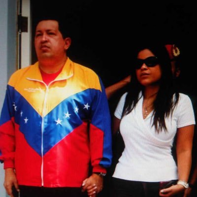 María Gabriela Chávez y Hugo Chávez