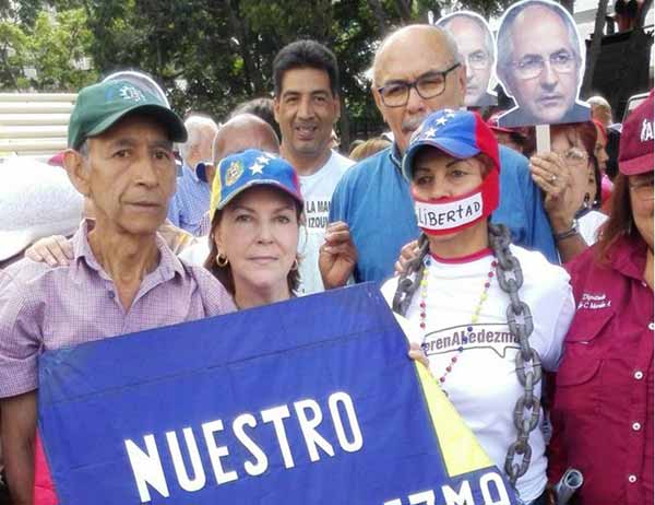 Mitzy Capriles de Ledezma | Foto: @alcaldeledezma