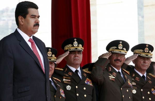 Nicolás Maduro durante acto de ascenso