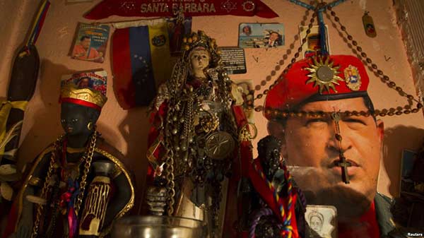 Altar de Chávez | Foto: Reuters
