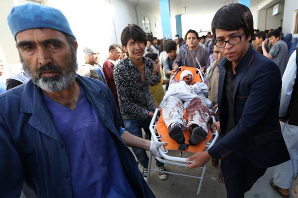 víctima de atentado en Kabul | Foto: AP
