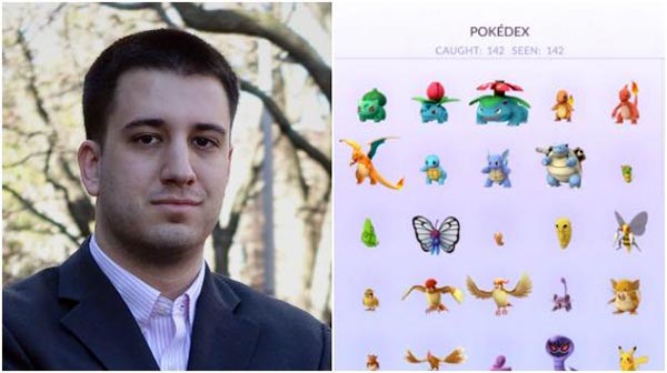 Nick Johnson, primer maestro de Pokemon-GO | Foto: Business Insider