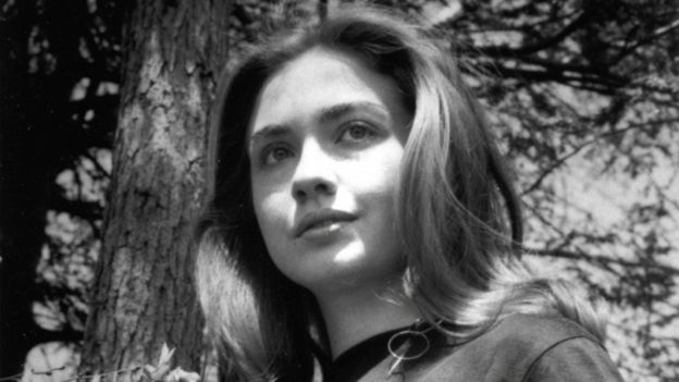 Hillary Clinton en sus tiempos de estudiante en el Wellesley College | Foto: WELLESLEY COLLEGE ARCHIVES