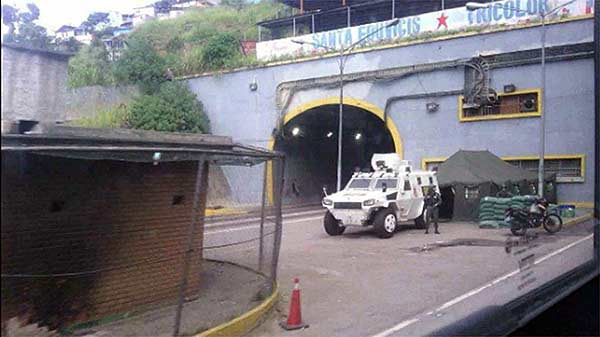 'Bunker' en túnel de Caracas