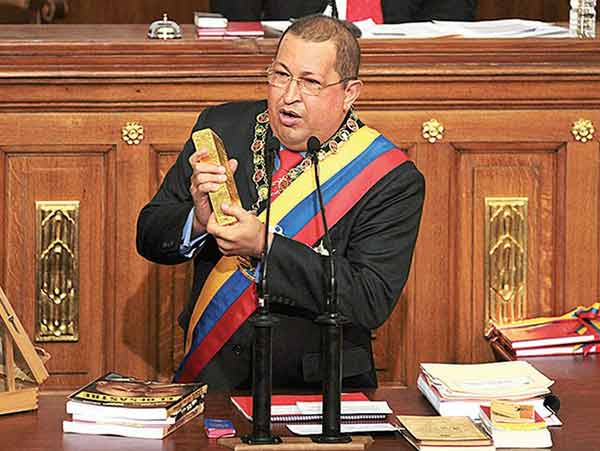 Hugo Chávez - repatriación de oro | Foto: VTV