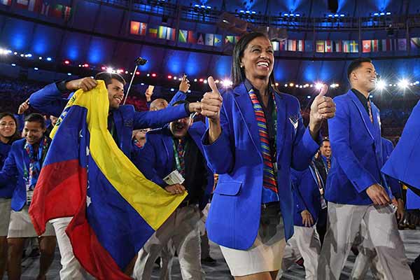 Venezuela en la inauguración de los Juegos Olímpicos 2016 | Foto AFP 