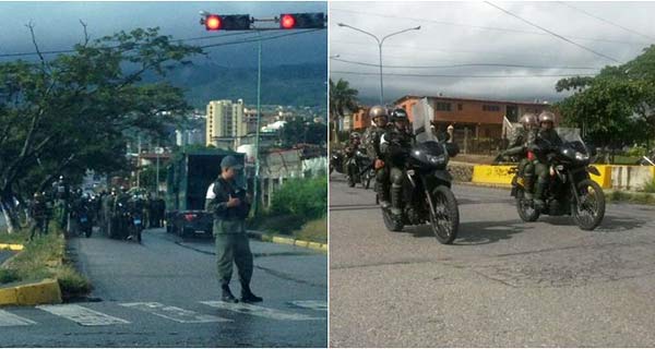 Barquisimeto amanece militarizado | Foto:  @AndrewsAbreu