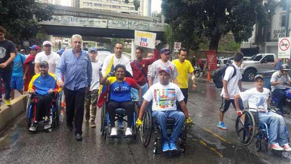 Marchistas llegan a Caracas | Foto: @MariannyVP