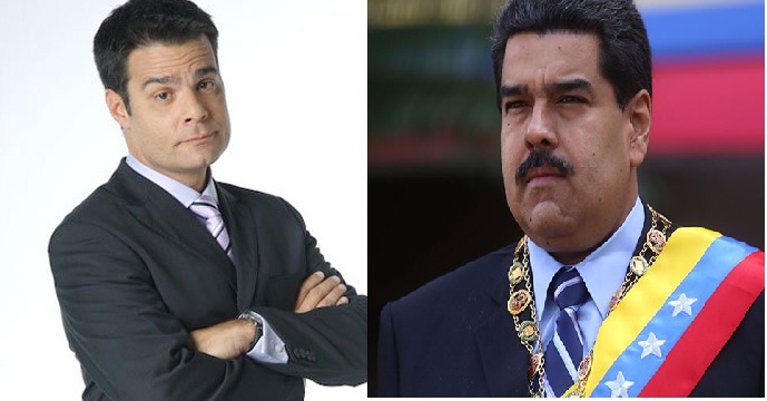 Luis Chataing y Nicolás Maduro