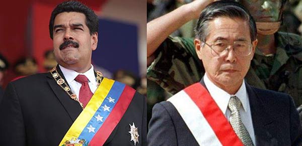 Nicolás Maduro vs Alberto Fujimori |Fotomontaje