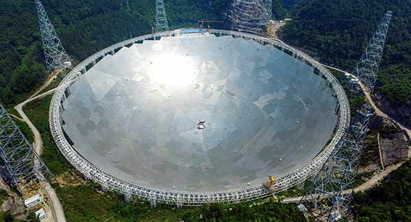 el radiotelescopio más grande en China | Foto: Reuters