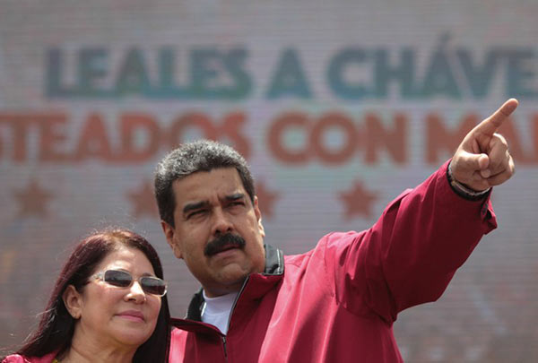 Nicolás Maduro y Cilia Flores | Foto: prensa presidencial