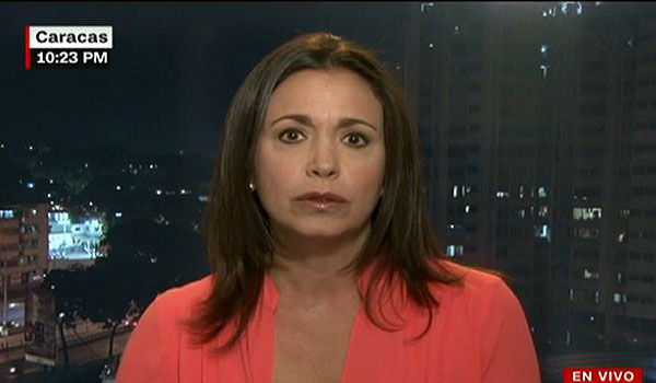 María Corina Machado en CNN en español |Foto: captura de video