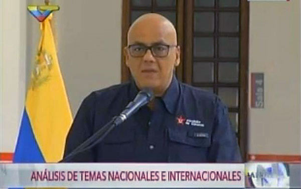 Jorge Rodríguez en declaraciones sobre el proceso de diálogo | Foto: captura de video