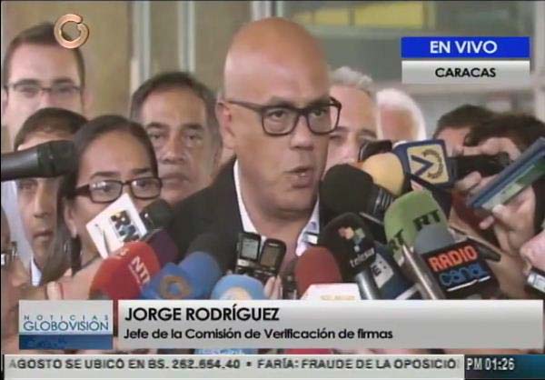 Jorge Rodríguez | Foto: captura de video