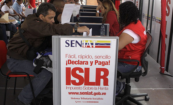 Seniat extiende horario para declarar y pagar ISLR