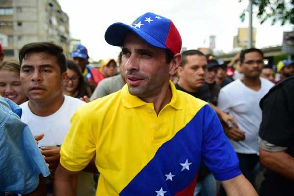 Henrique Capriles en la Toma de Venezuela |Foto: Noticias de Venezuela