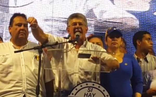 Henry Ramos Allup durante Asamblea ciudadana en Maracaibo | Foto: Captura de video
