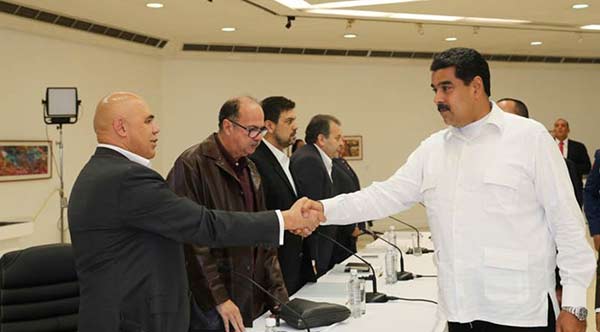 Encuentro entre dirigentes de la MUD y el Gobierno venezolano | Foto: Cortesía