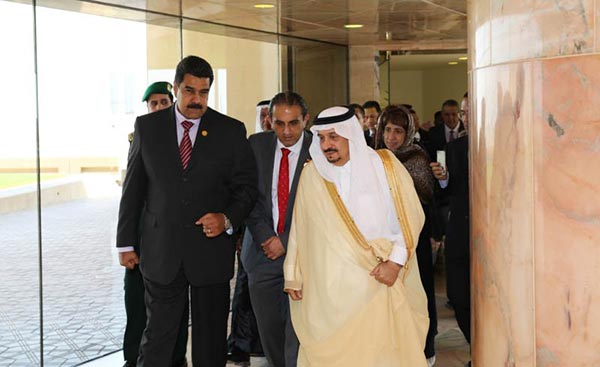 Prsidente Nicolás Maduro a su llegada al reino de Arabia Saudita | Foto: @PresidencialVEN