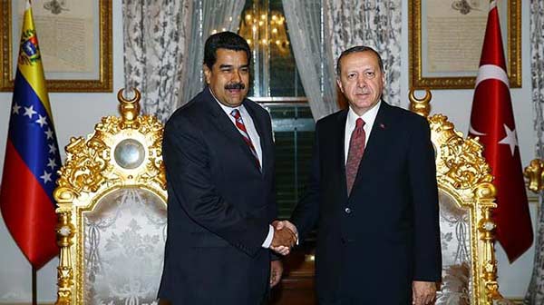 Nicolás Maduro y Recep Tayyip Erdogan | Foto: EFE