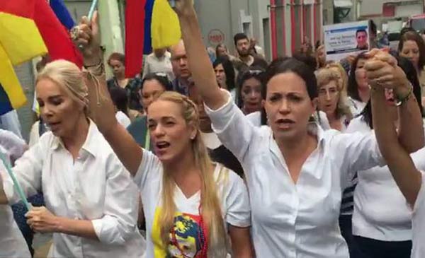 Marcha de mujeres | Foto: captura de video