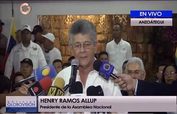 Henry Ramos Allup, presidente de la Asamblea Nacional | Foto: captura de video
