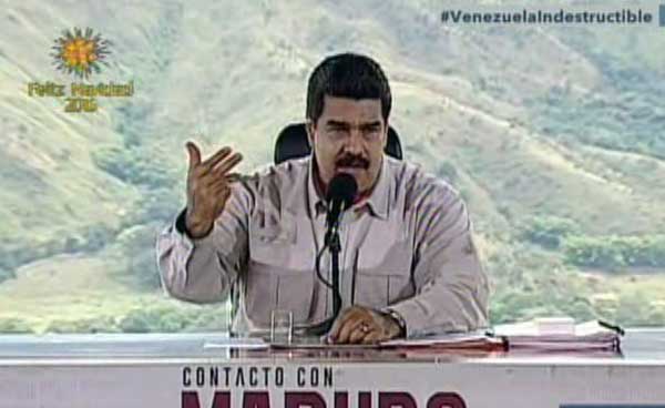 Nicolás Maduro habla sobre la mesa de diálogo | Foto: Captura de video