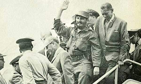 Llegada de Fidel a Venezuela, 23 de enero de 1959