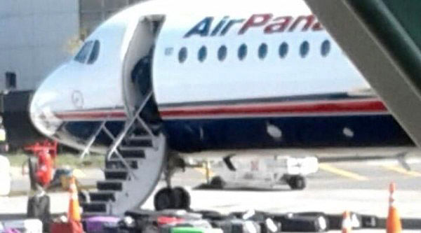 El avión de la Aerolínea Air Panamá fue evacuado por susto "bomba" 