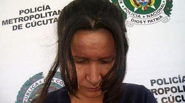 Anaís Rodríguez, mujer que raptó bebé en San Cristóbal | Foto: Policía metropolitana de Cúcuta