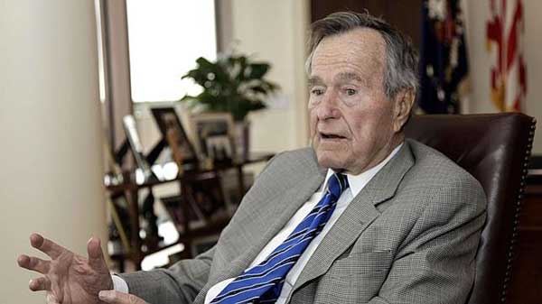 El ex presidente estadounidense George H. W. Bush | Foto: AP