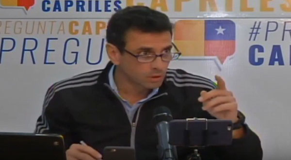 Henrique Capriles|Captura de video