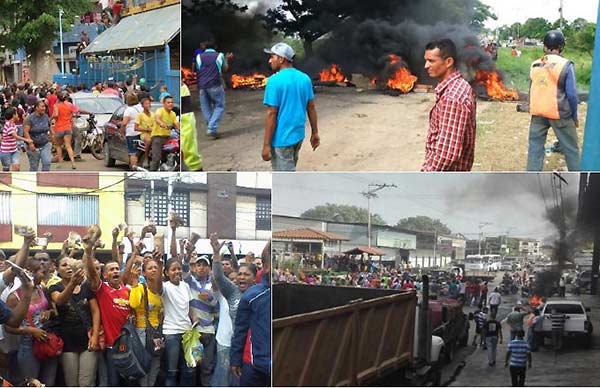 Protestas en El Callao | Fotos Twitter