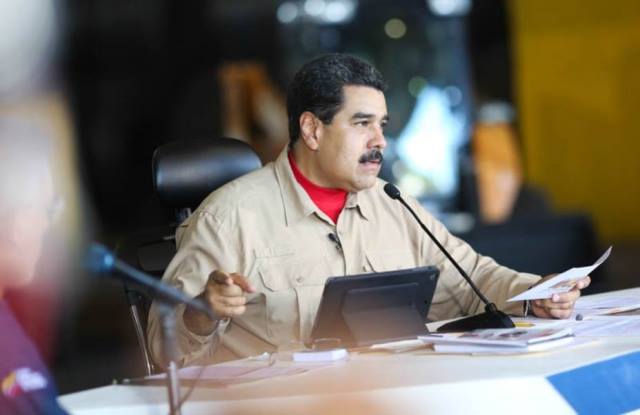 Maduro transmite su programa dominical desde instalaciones de Sidor, Guayana |Foto: Prensa presidencial