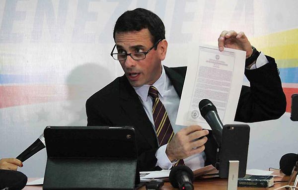 Henrique Capriles | Foto: prensa Miranda