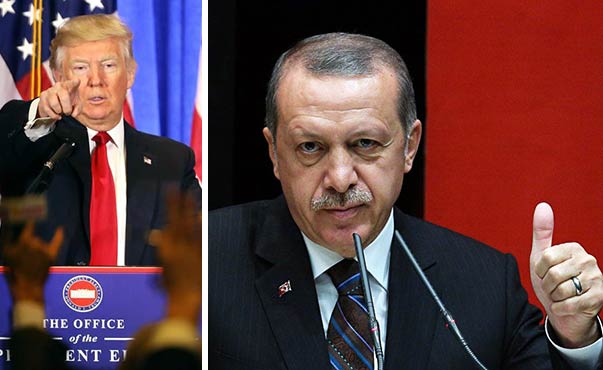 Erdogan aplaudió a Trump | Composición Notitotal