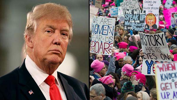Donald Trump responde a la Marcha de las Mujeres | Composición Notitotal