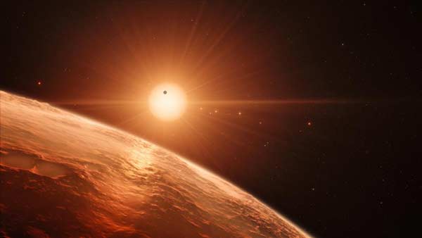 NASA descubrió un sistema solar con siete planetas como la Tierra | Foto: European Southern Observatory