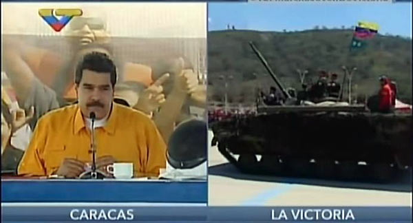 Nicolás Maduro regañó a los camarógrafos | Foto: Captura de video 8