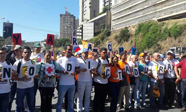 Marcha en apoyo a Leopoldo López | Foto: Luis Pérez / Caraota Digital